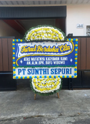 Papan Bunga Duka di Balaraja