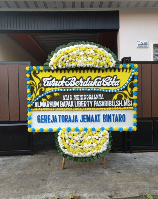 Papan Bunga Duka di Balaraja