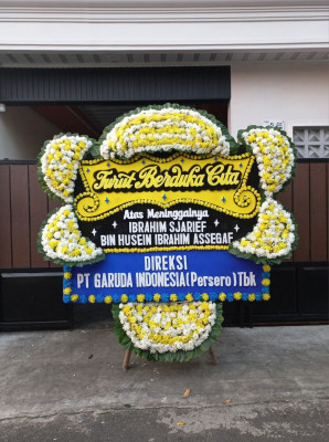 Papan Bunga Duka di Balaraja