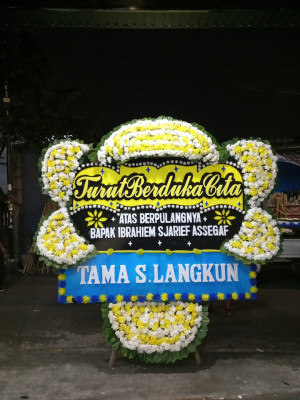 Papan Bunga Duka di Balaraja